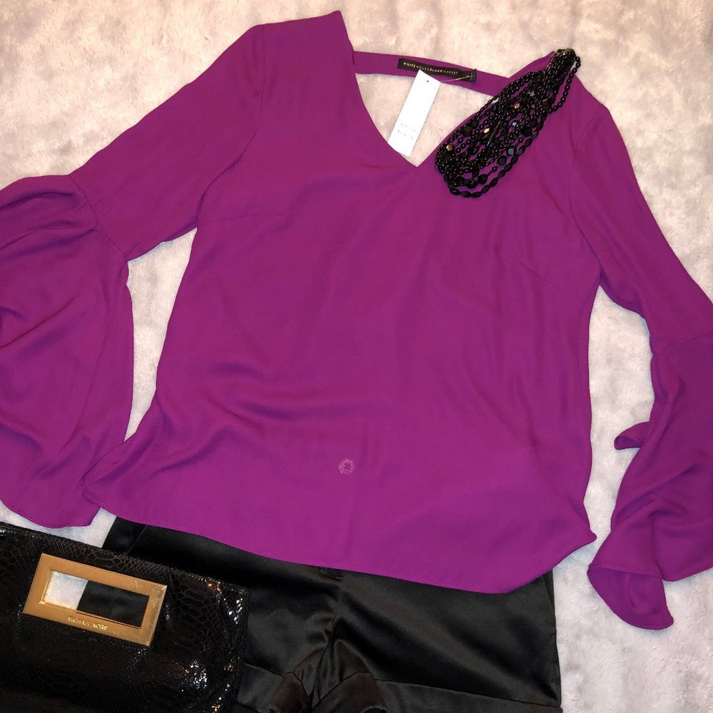 Maroon/ purple blouse